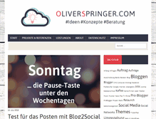 Tablet Screenshot of oliverspringer.com